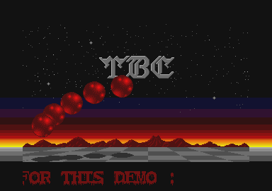 Black Demo (The) atari screenshot