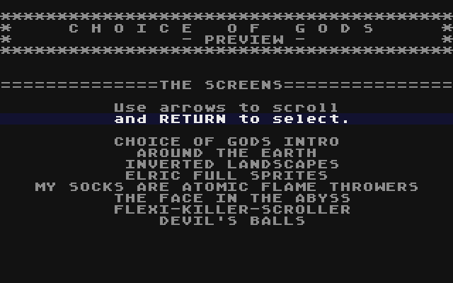Choice of Gods — screenshot 1