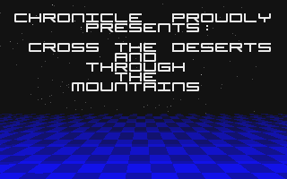 Cross the Desert and Through the Mountains atari screenshot