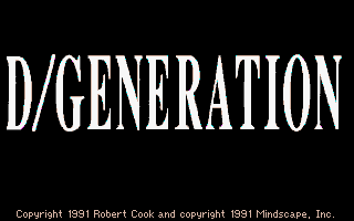 D-Generation atari screenshot
