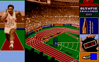 Daley Thompson's Olympic Challenge atari screenshot