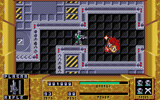 Dan Dare III - The Escape atari screenshot