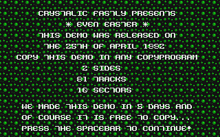 Even Easter atari screenshot