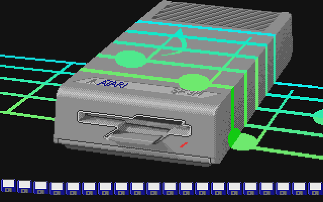 XTC Demo atari screenshot