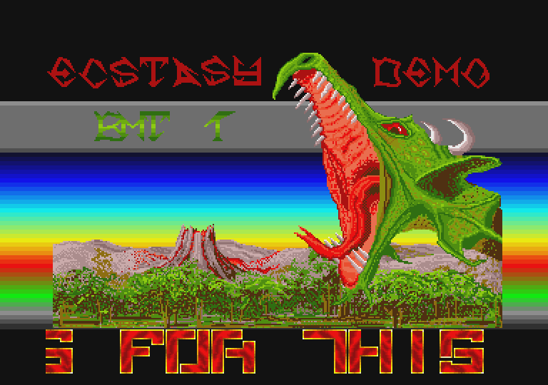 XTC Demo atari screenshot