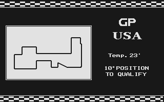 F1 GP Circuits atari screenshot