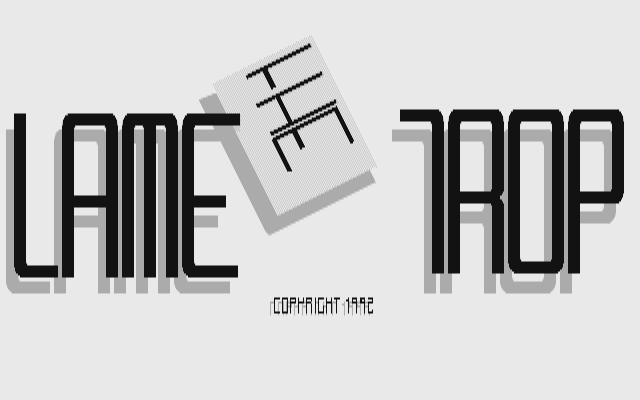 Lame Trop (The) atari screenshot