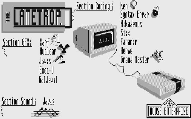 Lame Trop (The) atari screenshot