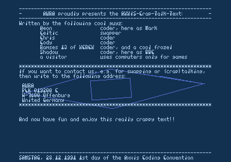 World is My Oyster (The) atari screenshot
