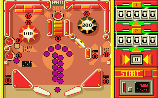 Pinball Magic atari screenshot