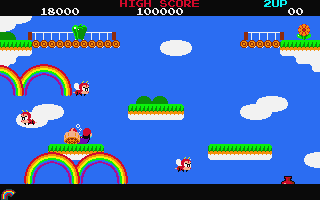 Rainbow Islands atari screenshot