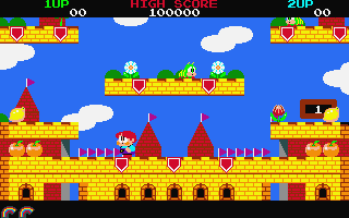 Rainbow Islands atari screenshot