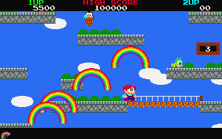 Rainbow Islands atari screenshot