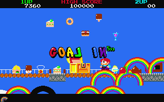 Rainbow Islands atari screenshot