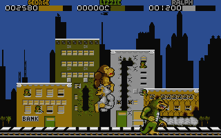 Rampage atari screenshot