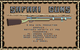 Safari Guns atari screenshot