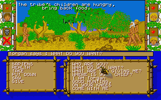 Sapiens atari screenshot