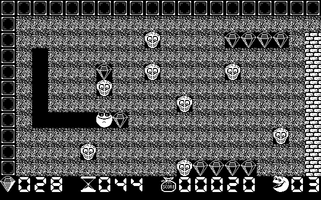 Skull-Diggery atari screenshot