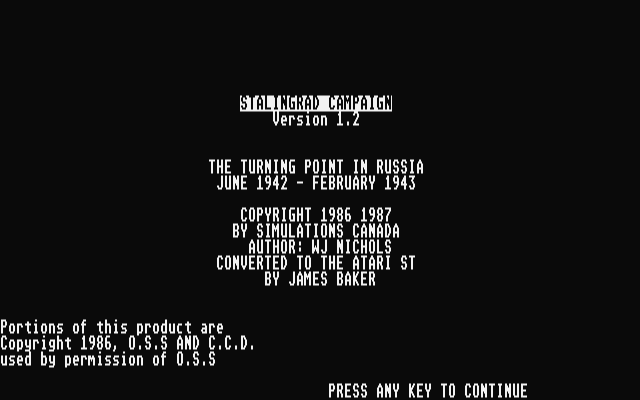 Stalingrad Campaign - The Turning Point Jun 1942-Feb 1943 — screenshot 1