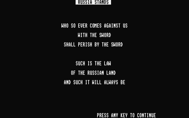 Stalingrad Campaign - The Turning Point Jun 1942-Feb 1943 atari screenshot