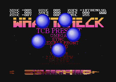 Whattaheck Demo atari screenshot