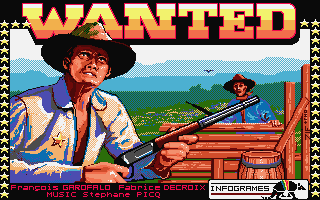 Wanted atari screenshot