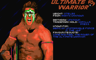 WWF Wrestlemania atari screenshot
