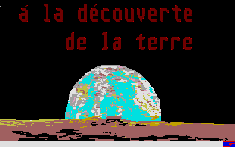 À la Découverte de la Terre atari screenshot