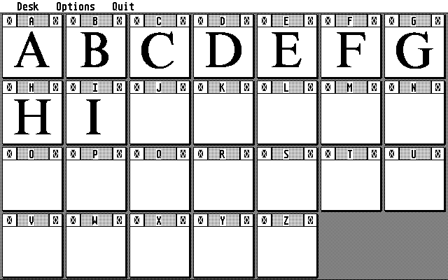 ABC Jumble atari screenshot