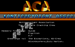 ACA First Demo atari screenshot
