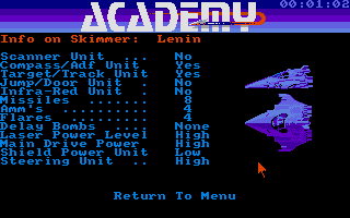 Space School Simulator - Academy (The) atari screenshot