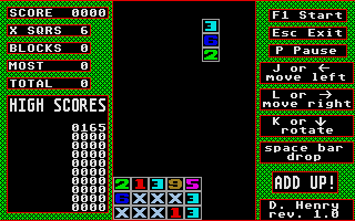 Add Up atari screenshot