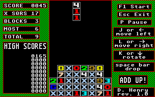 Add Up atari screenshot