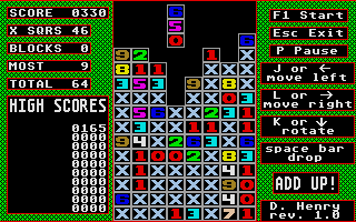 Add Up atari screenshot