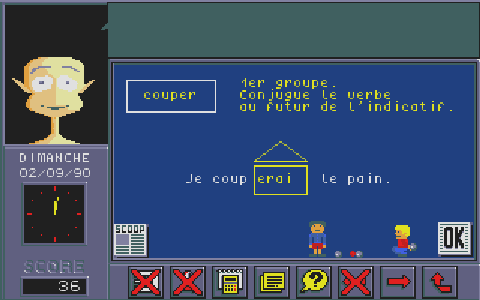 ADI Français CM2 atari screenshot