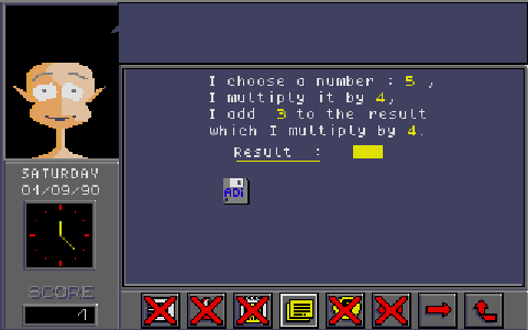 ADI Maths 12/13 atari screenshot