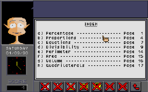 ADI Maths 12/13 atari screenshot