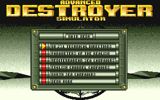 ADS - Advanced Destroyer Simulator atari screenshot