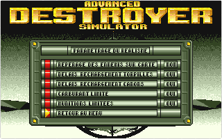 ADS - Advanced Destroyer Simulator atari screenshot