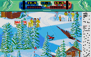 Advanced Ski Simulator atari screenshot