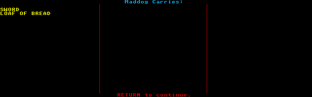 Adventures of Maddog Williams in the Dungeons of Duridian (The) atari screenshot