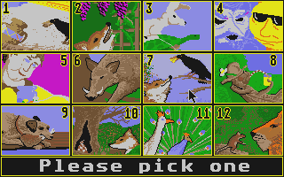 Aesop's Fables atari screenshot