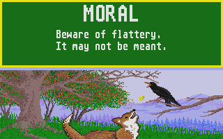 Aesop's Fables atari screenshot