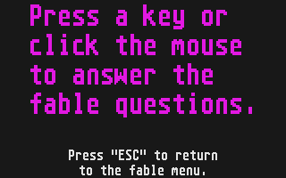Aesop's Fables atari screenshot