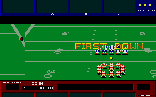 AFL Pro Football atari screenshot