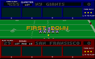 AFL Pro Football atari screenshot