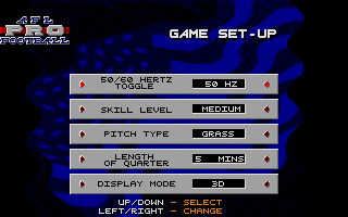 AFL Pro Football atari screenshot