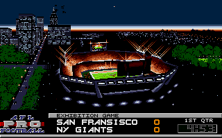 AFL Pro Football atari screenshot