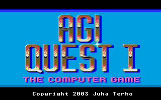 AGI Quest I - The Computer Game — screenshot 1