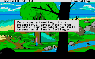AGI Quest I - The Computer Game atari screenshot